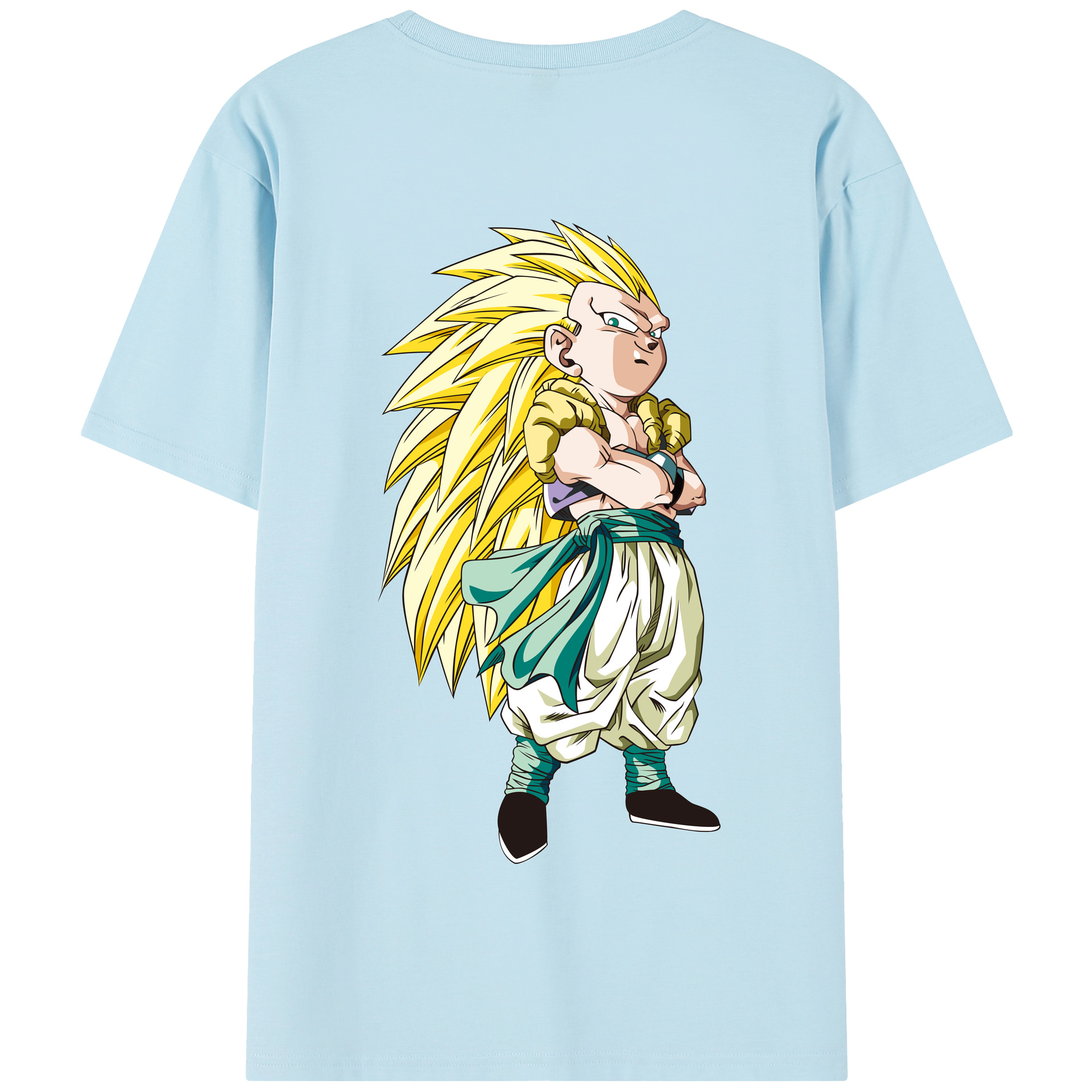 （画像用） ドラゴンボール ベジット DRAGON BALL Vegetto 綿100％半袖Tシャツ（背面プリント）